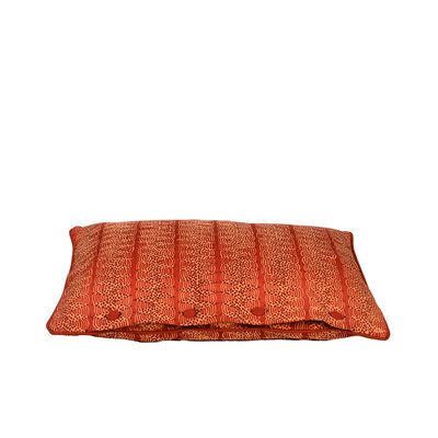 Afrikanisches Kissen Siebdruck orange Afrikanisches Kissen Siebdruck orange