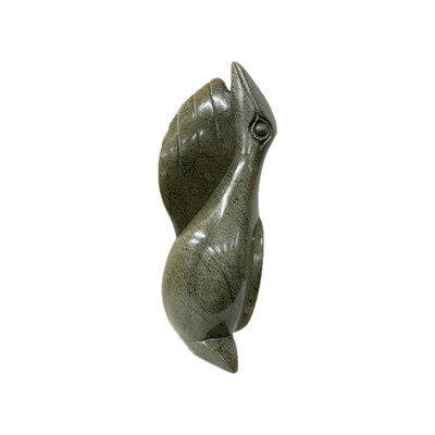 Stenen beeld, Excersising, Fruit serpentine 43 cm