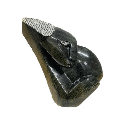 Stenen beeld, Feeling cool, Fruit serpentine 30 cm