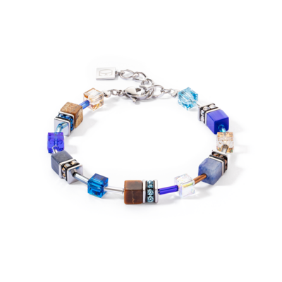 Coeur de Lion armband 4905/ /0711 blue brown 