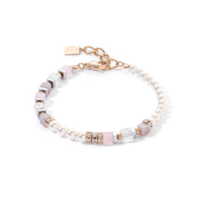 Coeur de Lion Armband 4354/ /1920 rose gold-ice pink