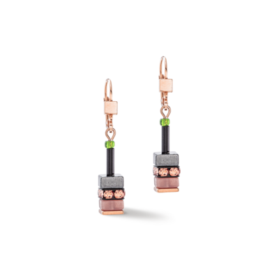 Coeur de Lion Oorbellen 4412/ /0911 rose gold-autumn Coeur de Lion Oorbellen 4412/ /0911 rose gold-autumn