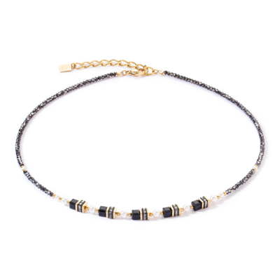 Coeur de Lion Ketting 4567/ /1300 gold-black