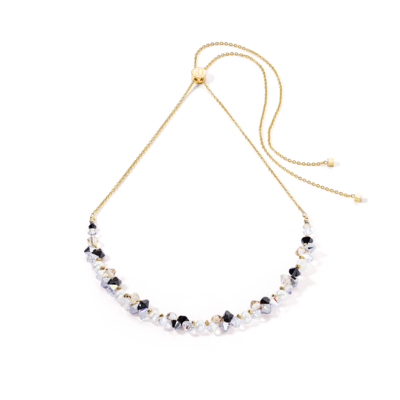 Coeur de Lion Halskette 1124/ /1318 silver-black