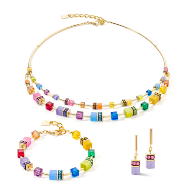 Coeur de Lion oorbellen 2810/ /1500 gold-rainbow Coeur de Lion oorbellen 2810/ /1500 gold-rainbow