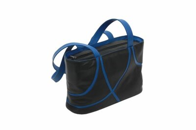 Krista's Lahti reclining shoulder bag black, blue