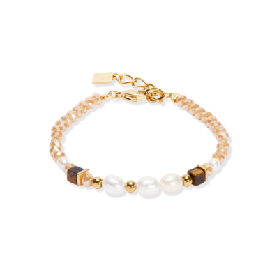 Coeur de Lion Armband 1135/ /1110 brown-beige Coeur de Lion Armband 1135/ /1110 brown-beige