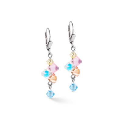 Coeur de Lion oorbellen 2038/ /1522 silver-pastel
