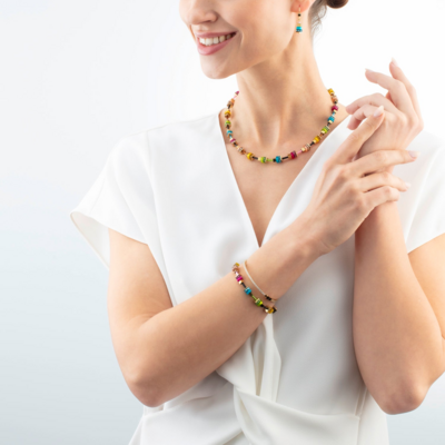 Coeur de Lion oorbellen 4413/ /1516 multicolor gold Coeur de Lion oorbellen 4413/ /1516 multicolor gold