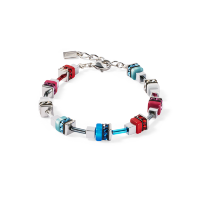 Coeur de Lion Bracelet 4413/ /0703 blue red  Coeur de Lion Bracelet 4413/ /0703 blue red