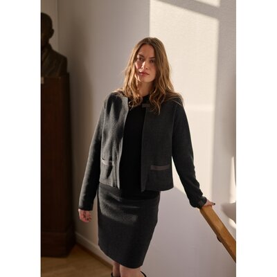 Henriette Steffensen Copenhagen Cardigan CC short 7109-654 Elephant