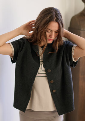 Henriette Steffensen Copenhagen Cardigan 7170-914 Soft Black