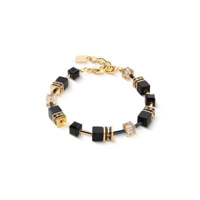 Coeur de Lion Bracelet 4018/ /1316 Onyx black-gold