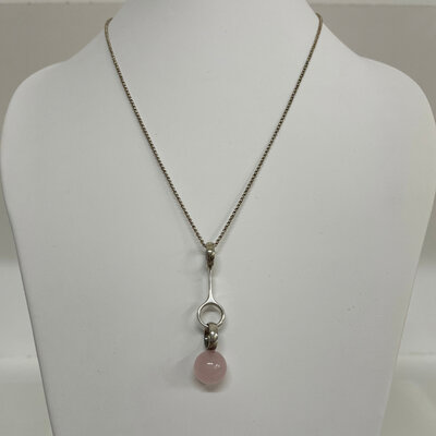 Georg Jensen Sphere, quartz rose