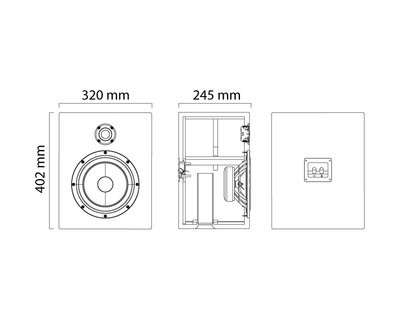 Montana meubel kasten systeem TV & Sound luidspreker, speaker large set van 2