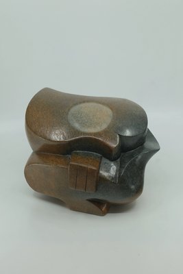 Stenen beeld uniek, Resting Man, Stabben Masakara, Tengenenge