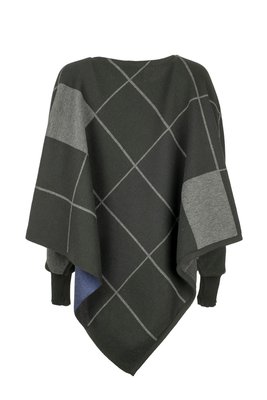 Karvinen Rastar cape H020 zwart grijs kobalt
