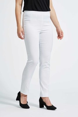Laurie broek, model Vicky Slim basis viscose wit 27016-10970