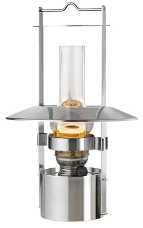 Stelton Scheepslamp, olielamp groot RVS, 44 cm hoog, model 1001 Stelton Scheepslamp, olielamp groot RVS, 44 cm hoog, model 1001