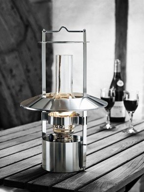 Stelton Scheepslamp, olielamp groot RVS, 44 cm hoog, model 1001 Stelton Scheepslamp, olielamp groot RVS, 44 cm hoog, model 1001