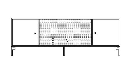 Montana TV meubel, model 01 (SI13/SI13P) TV kast campagne ladekast/opbergkast Prijsvoorbeeld van € 1690,00 voor € 1350,00*