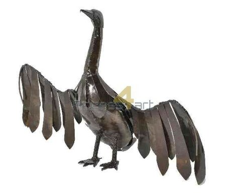 Metalen aalscholver groot, metalen vogel | Birdwoods