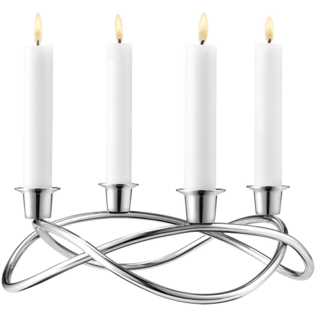 Georg Jensen Season kandelaar 4 kaarsen mirror/glanzend