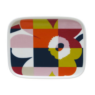 Marimekko servies Oiva/Unikko schotel multicolor 065897