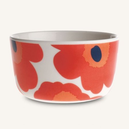Marimekko servies Oiva/Unikko schaaltje rood 2,5 dl 063432-001