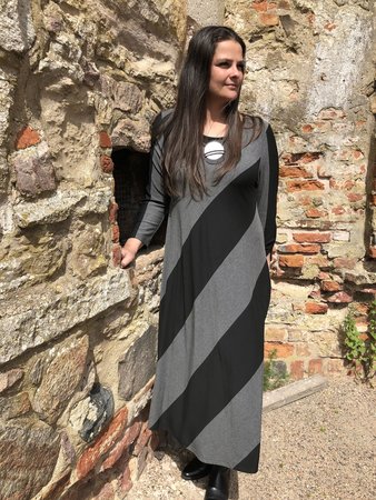 Baldino kleding jurk 2-1058B zwart/grijs