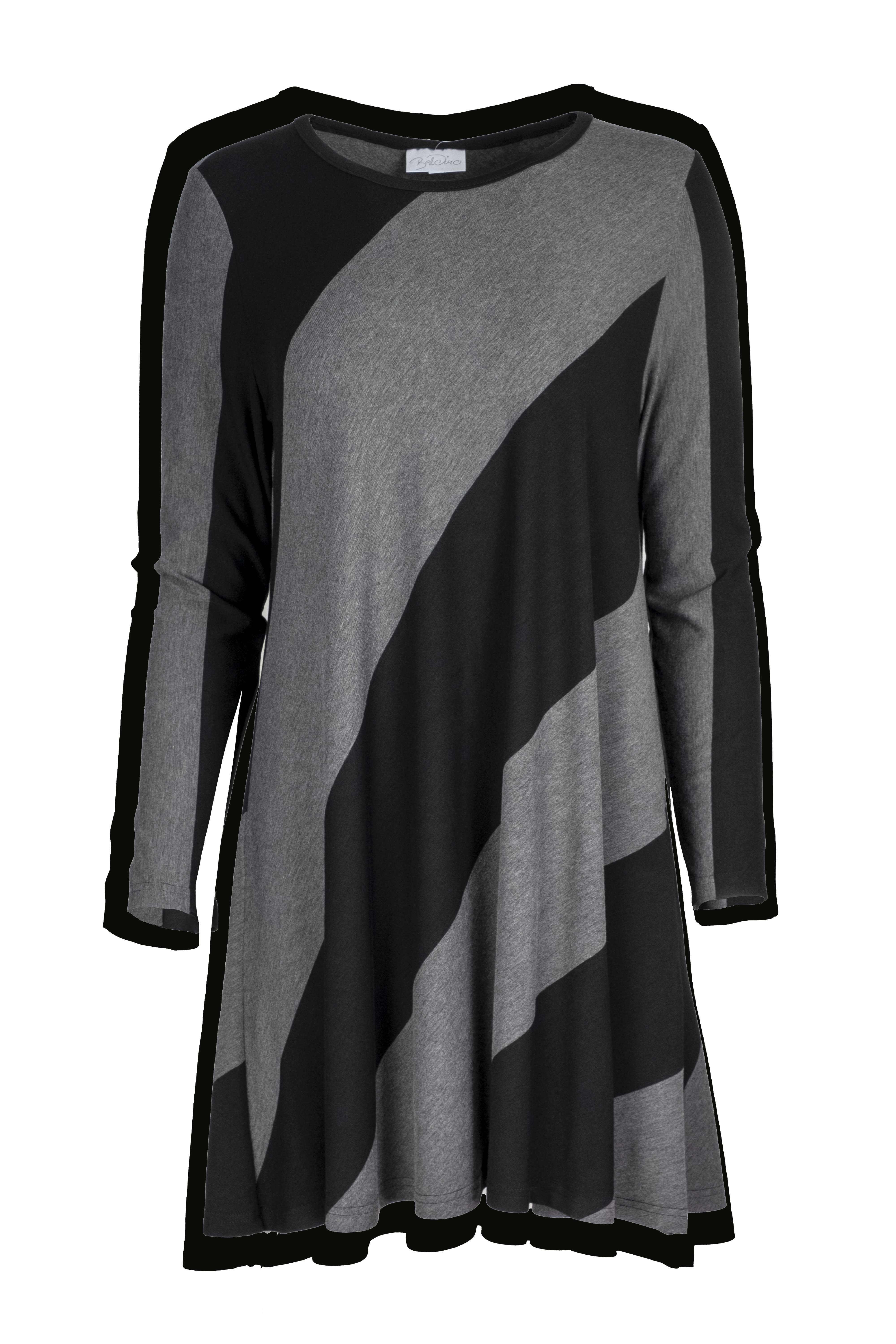 Baldino kleding tuniek 2-1049C zwart/grijs