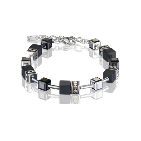 Coeur de Lion Armband 4018/ /1317 Black-Silver