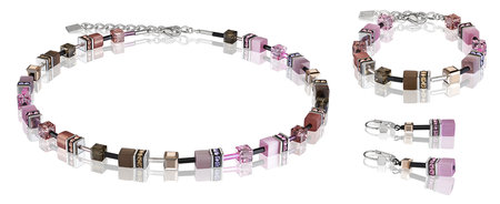 Coeur de Lion Ketting 2838/ /1119 Brown-Rose