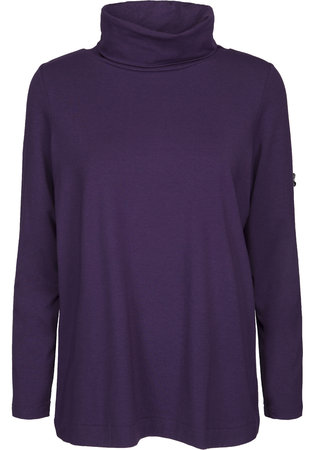 Two Danes Benedicte colpulli shirt donkerpaars 25531-249