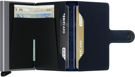 Secrid Miniwallet M Rango Blue Titanium portemonnee