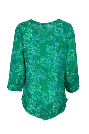 Unikat Artwear kleding blouse 134 emerald groen