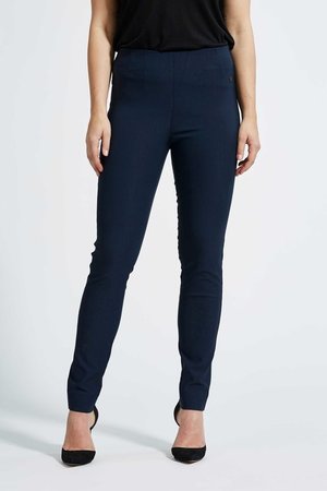 Laurie broek, model Slim basis viscose blauw 27016-49970