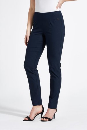 Laurie broek, model Betty Regular basis viscose blauw 27014-49970