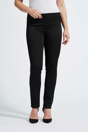 Laurie broek, model Vicky Slim basis katoen zwart 29311-99100