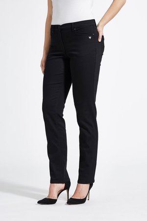 Laurie broek, model Charlotte Regular basis katoen zwart 25411-99100