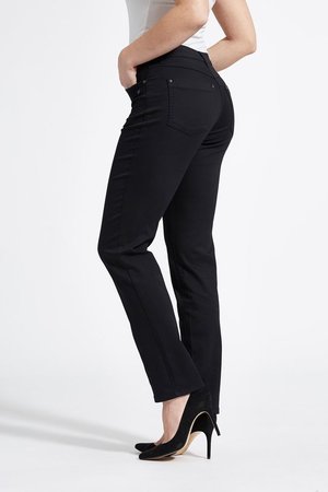 Laurie broek, model Charlotte Regular basis katoen zwart 25411-99100