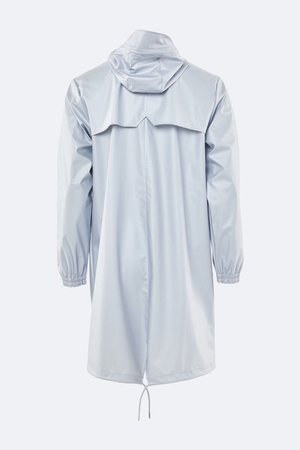 Rains Regenjas Fishtail Parka unisex metallic ice grey 1257-96
