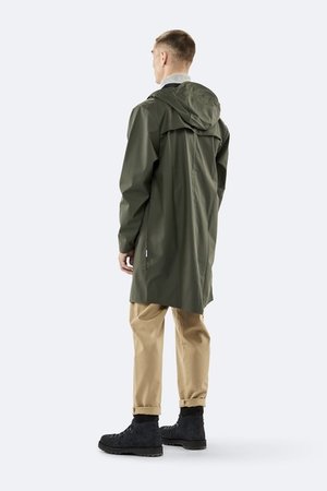 Rains Regenjas Long Jacket unisex green 1202-03