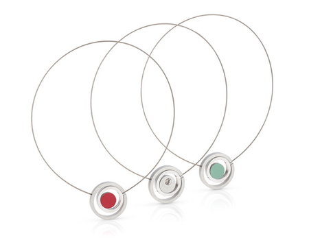 CLIC Ketting SE2018 Rood, Metaal, Groen