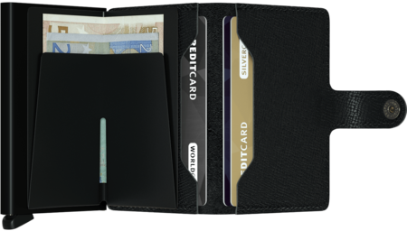 Secrid Miniwallet MC Crisple Black portemonnee