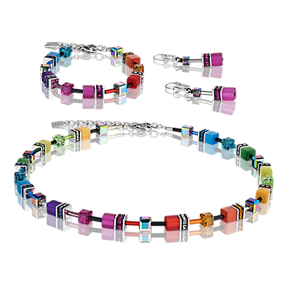 Coeur de Lion Ketting 2838/ /1520 Multicolor Rainbow