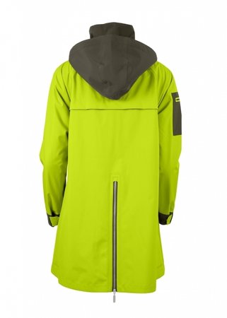 Blaest regenjas model Copenhagen lime