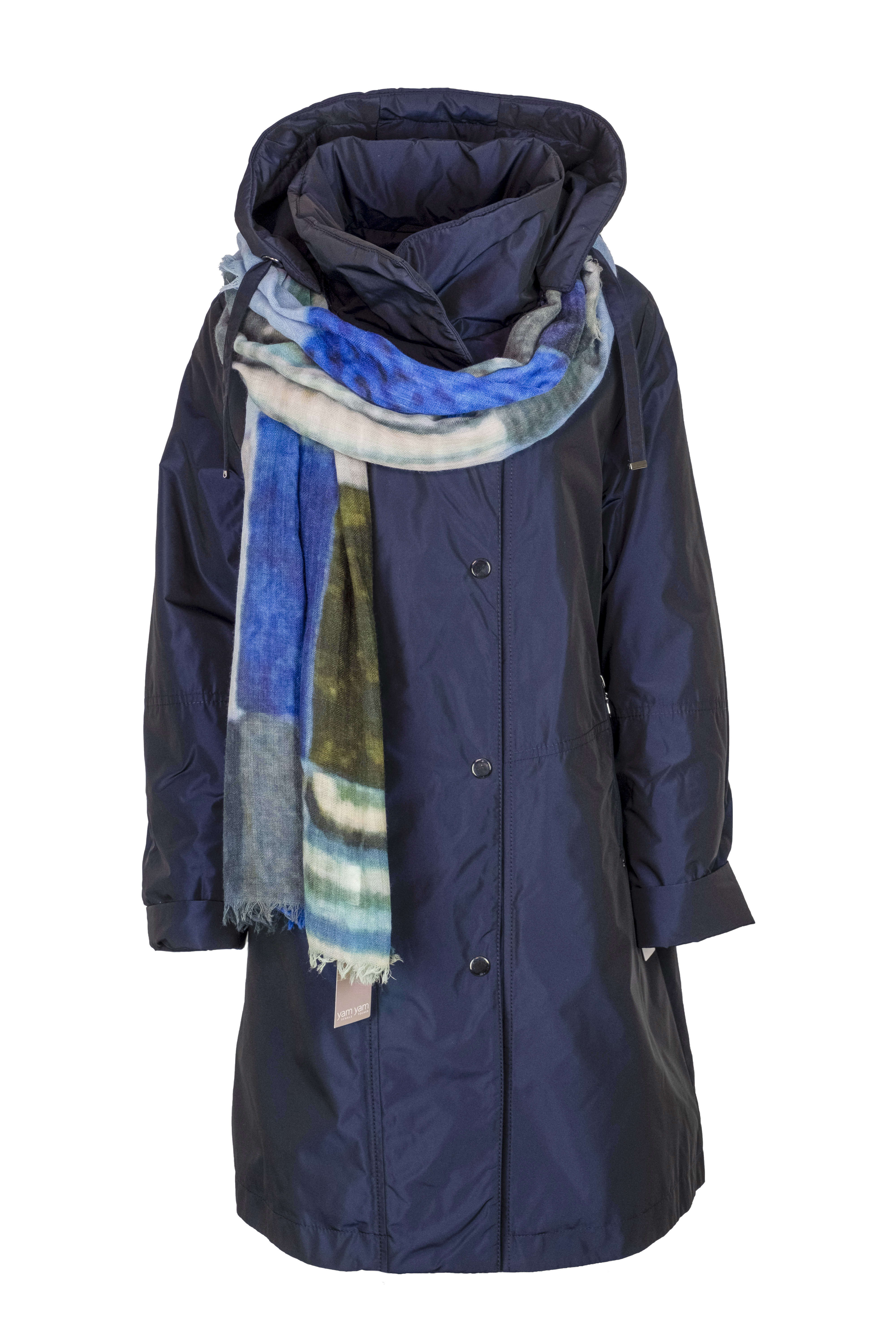 Flare Collection winterjas 3346 donkerblauw