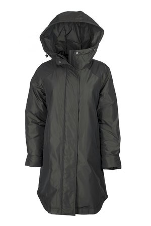 Flare Collection winterjas 3175 donkergroen