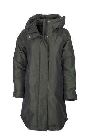 Flare Collection winterjas 3175 donkergroen